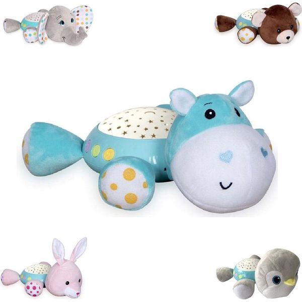Lorelli Luce Notturna Peluche Proiettore Starlight Ninnananne Suoni Natura In Blu-image