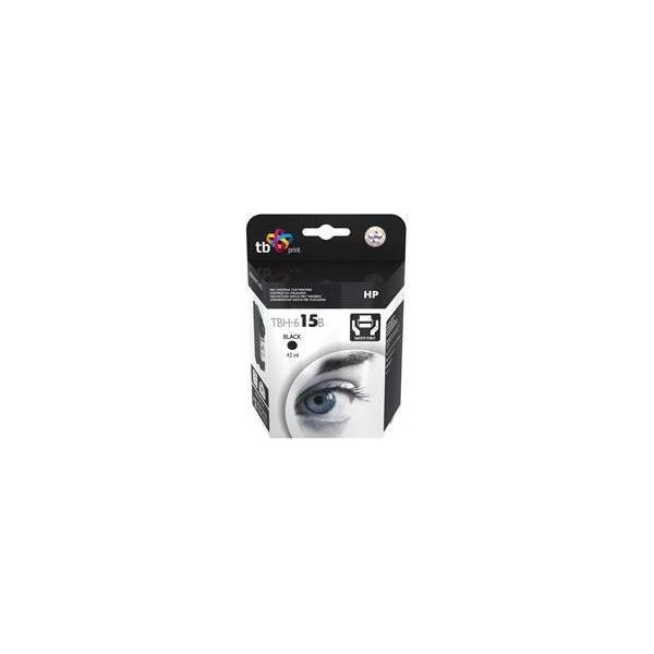 Tb Print Ink TBH-615B (Hp No. 15-C6615DE) Black Remanufactured-image