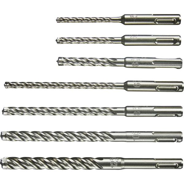 Set Di Punte Per Trapano A Percussione Makita SDS-PLUS, Nemesis Ii SDS-PLUS - Nemesis Ii - 7 Pz.-image