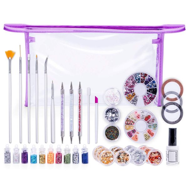 Rio Nail Art Starter Kit / Set Per La Decorazione Delle Unghie / Rio NULT2-image