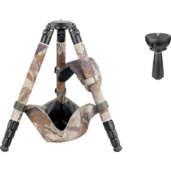 Treppiede Professionale Mimetico In Fibra Di Carbonio, Carico Massimo 30 Kg, Altezza 146 Cm, Aggiungere L'adattatore BL75N-image
