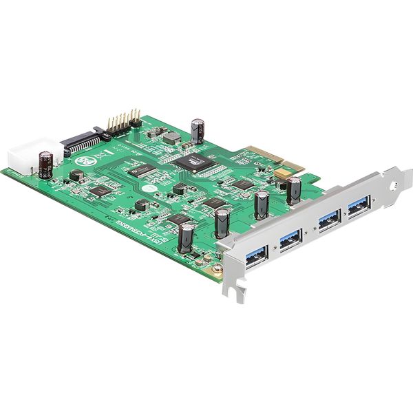 Delock Pci Express Karte X4 > 4 X Extern Usb 3.0-A (Quad Channel) (89325)-image