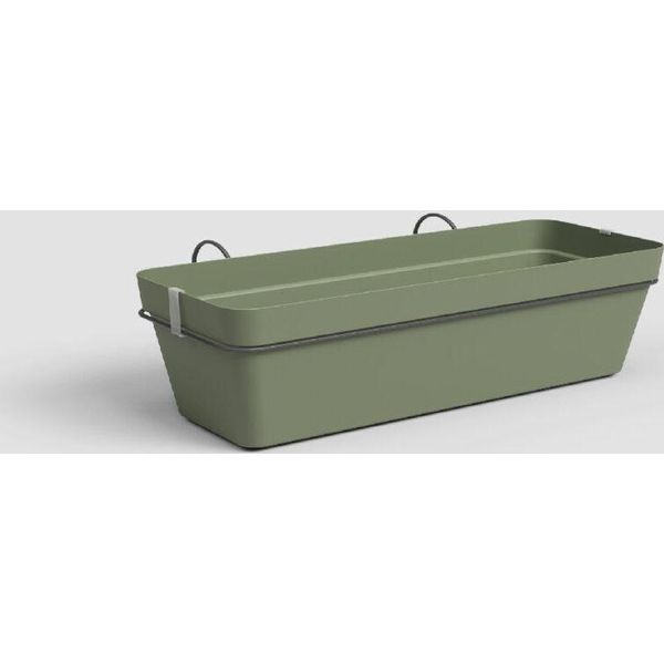 Artevasi Capri Cassapanca Sospesa Con Serbatoio D'acqua, 50 Cm, Plastica, Verde-image