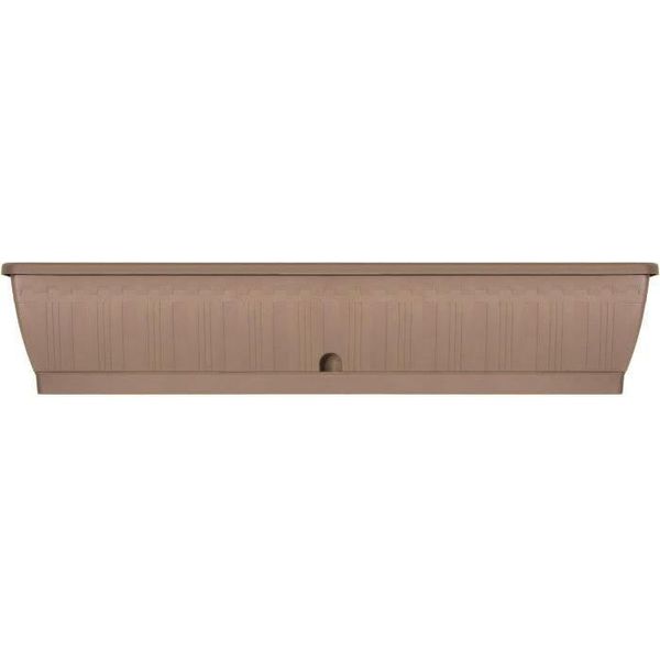 Jardiniere - Garden Id Terraflor - Taupe 100 Cm - Durata - Riserva D'acqua - Riciclato E Riciclabile Al 100% - Volume Per Le Piante.-image