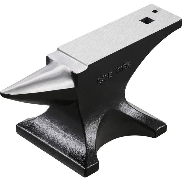 Succebuy Incudine Con Un Corno, Incudine In Acciaio Fuso Da 25 Libbre, Robusta Incudine A Corno Rotondo Ad Alta Durezza Per Fabbri, Con Base Stabile, Strumento Per La Lavorazione Dei Metalli Per La Piegatura.-image