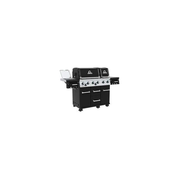 Gasgrill Imperial 690 Ir Schwarz/Edelstahl, Mit Infrarot-Seitenbrenner Und Heckbrenner-image