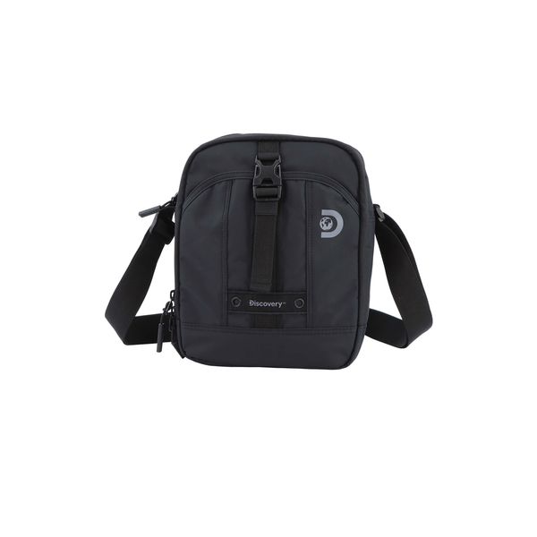 Schultertasche Discovery "Shield", Damen, Gr. B/H/T: 23Cm X 29Cm X 10Cm, Schwarz, Kunstfaser, Unifarben, Taschen Schultertasche, Mit Einem FassungsvermöGen Von 7 Litern-image