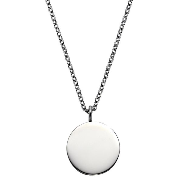 Kette Mit AnhäNger Firetti "Schmuck Geschenk Halskette Mit Deinem Namen", Silber (Edelstahlfarben), Halsketten, Damen, Edelstahl, L: 45-image