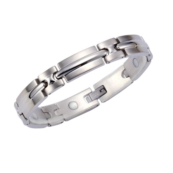 Armband ZEEme "Edelstahl Glanz Matt 19Cm Lang", Grau, ArmbäNder, Damen, 19Cm, Edelstahl, GläNzend, Matt, Armband-image