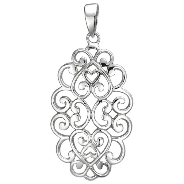 KettenanhäNger Jobo "AnhäNger", Silber (Silber 925), SchmuckanhäNger, Damen, Silber 925 (Sterlingsilber), KettenanhäNger, 925 Silber-image