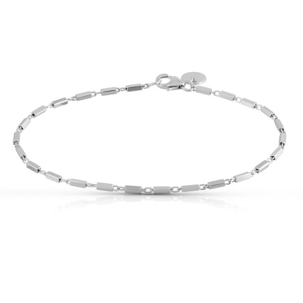 Armband Vivance "925/- Sterling Silber Rhodiniert", Weiß, ArmbäNder, Damen, 19Cm, Silber 925 (Sterlingsilber), GläNzend, Armband-image