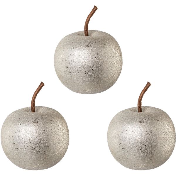 Dekofigur Creativ Deco "Weihnachtsdeko", Gold (Goldfarben), H:6,5Cm Ø:8Cm, Keramik, Dekofiguren, Mit Glitzer-Effekt-OberfläChe-image