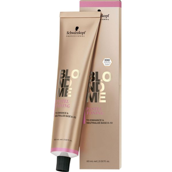 Schwarzkopf Blondme Color Pastello Tonificante Blu Acciaio 60Ml - Crema Per Capelli Biondi-image