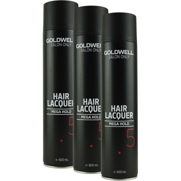 Goldwell Lacca Per Capelli 3 X 600 Ml Lacca Per Capelli Tenuta Extra Forte Set-image