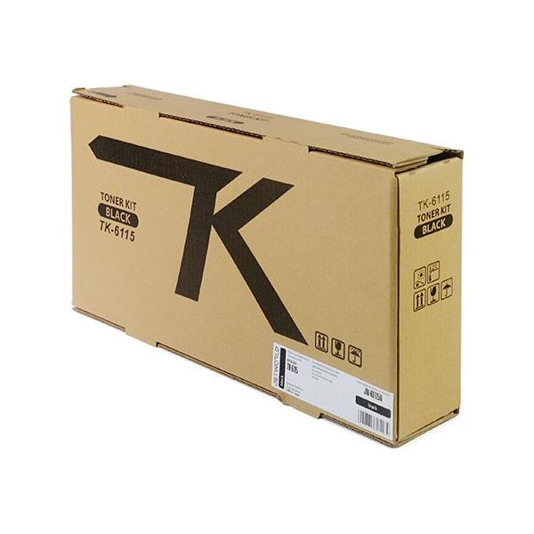 Jetworld Nero Kyocera TK6115 Toner Sostitutivo (1T02P10NL0,02P10NL0,2P10NL0) (Ricarica Giapponese)-image