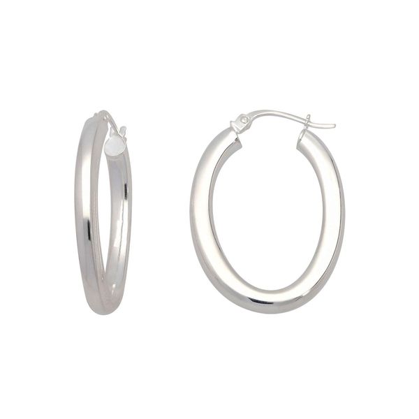 Paar Creolen Firetti "Schmuck Geschenk Silber 925 Ohrschmuck GläNzend", Silber (Silberfarben), Ohrringe, Damen, Silber 925 (Sterlingsilber)-image