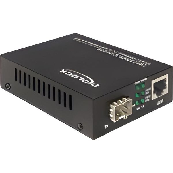 Convertitore Multimediale Delock Da 10/100/1000Base-T A 100/1000Base-X Sfp - Convertitore Multimediale - Gigabit Ethernet - 10Base-T, 100Base-image