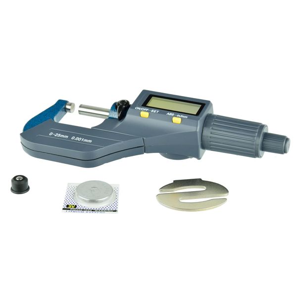Micrometro Digitale Bsd - Micrometro, Micrometro Elettronico Esterno 0-1" - Risoluzione 0,001 Mm"-image