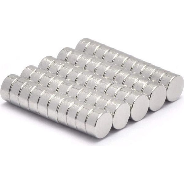 Magneti Al Neodimio Super Magneti Forti (4X2 Mm 20 Pezzi) Magneti Molto Forti Per Lavagne Magnetiche In Vetro, Lavagna Magnetica, Lavagna Bianca, Lavagna Nera, Bacheca, Frigorifero-image