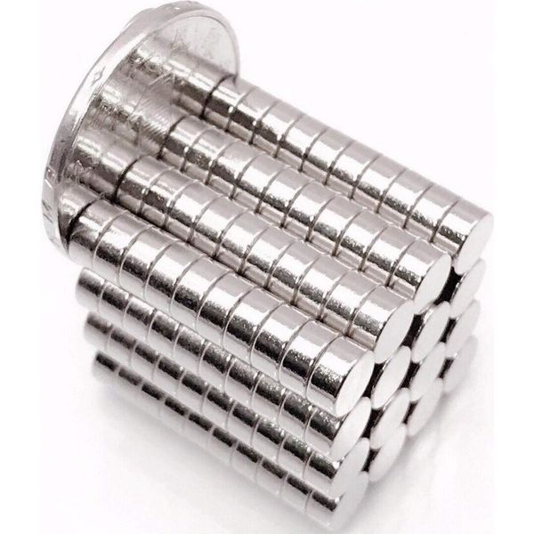 Magneti Al Neodimio Super Magneti Forti 6X3Mm 50 Pezzi N35 Magneti Molto Forti Per Lavagne Magnetiche In Vetro, Lavagna Magnetica, Lavagna Bianca, Lavagna Nera, Bacheca, Frigorifero-image