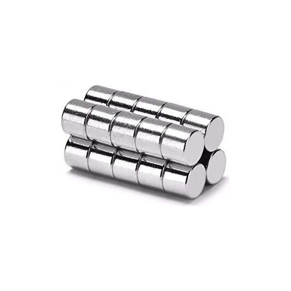 Magneti Al Neodimio Super Magneti Forti (6X5 Mm 50 Pezzi) Magneti Molto Forti Per Lavagne Magnetiche In Vetro, Lavagna Magnetica, Lavagna Bianca, Lavagna Nera, Bacheca, Frigorifero-image