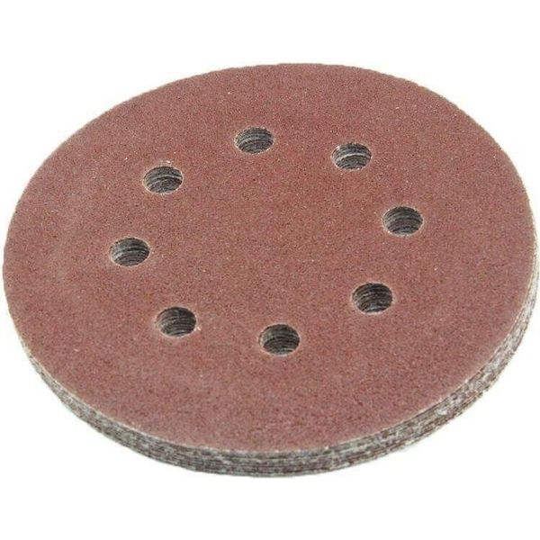 Dischi Abrasivi 125Mm Velcro 8 Fori Carta Abrasiva Eccentrica Fogli Abrasivi Grana 1000 100 Pezzi-image