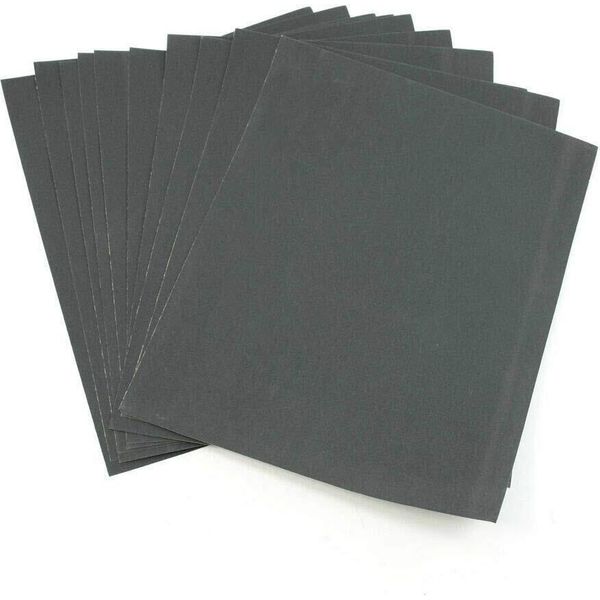 Carta Abrasiva Bagnata 230X280Mm Carta Abrasiva Manuale Impermeabile Carta Abrasiva Bagnata Grana 1500 50 Pezzi-image