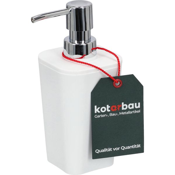 Kotarbau® Dosatore Di Sapone Liquido Flacone A Pompa Dosatore Di Sapone Bianco 330 Ml-image