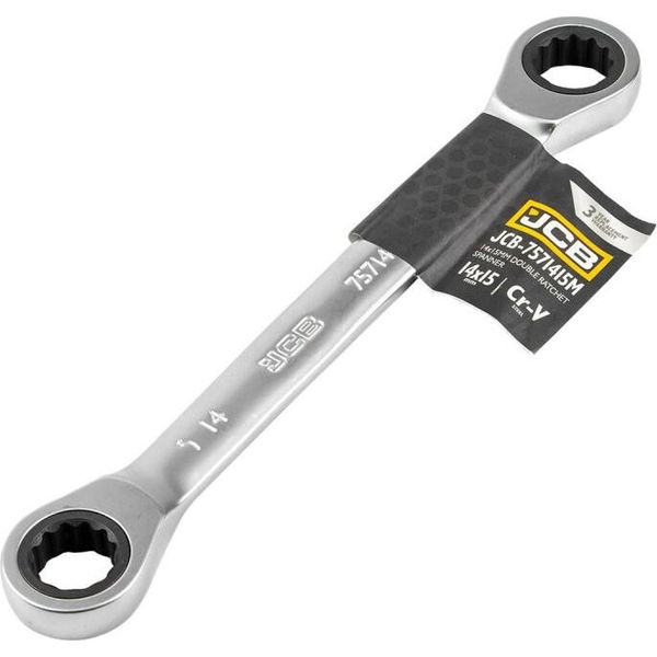 Jcb | Chiave A Doppio Cricchetto, 14X15 Mm, Chiave A Doppio Anello Con Cricchetto-image