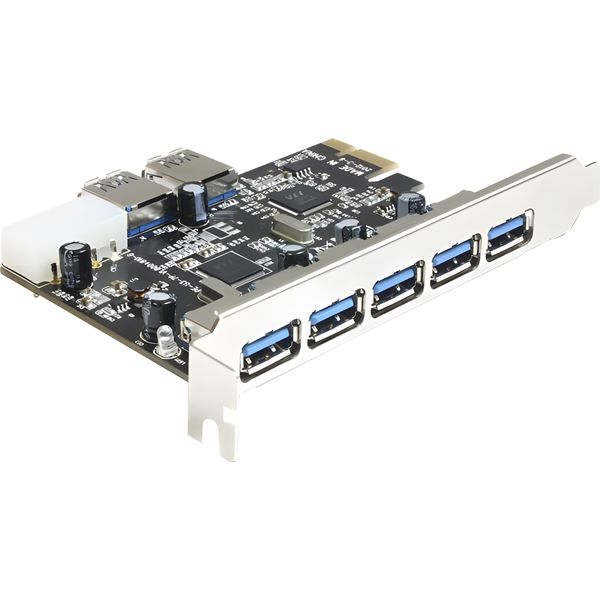 Delock Pci Express Karte > 5 X Extern + 2 X Intern Usb 3.0 (89355)-image