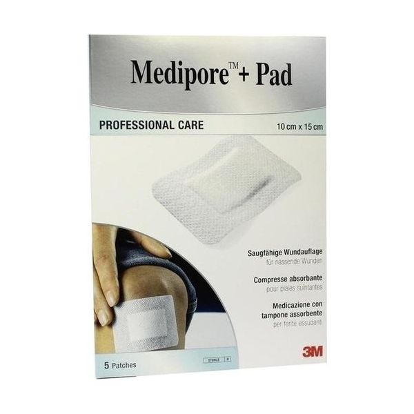 Medipore+Pad Medicazione Sterile Per Ferite 3569Np 10X15 Cm 5 Pz-image