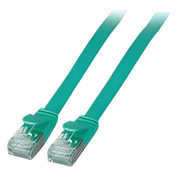 Efb K5545GN.1,5 Efb RJ45 Flachpatchkabel U/Ftp, Cat.6A, Pvc, 1,5M, GrüN-image