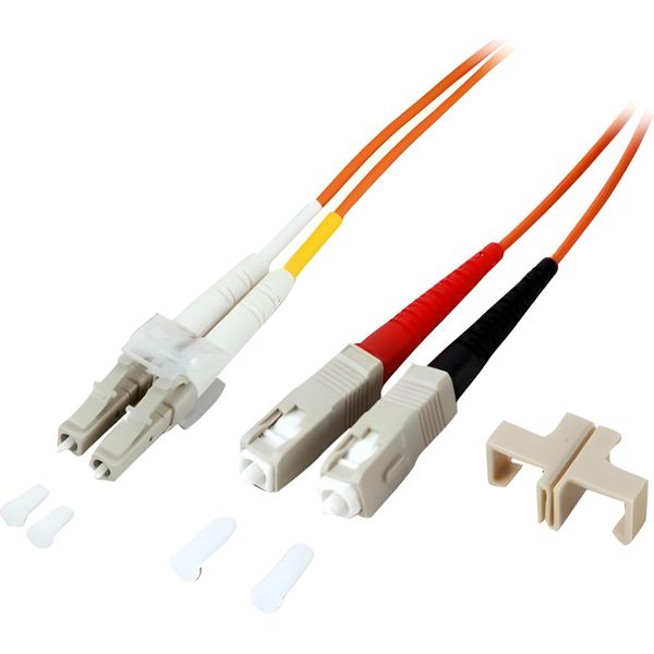 Efb O0360.7,5 Efb Duplex Jumper LC-SC 9/125, OS2, Lszh, Gelb, 2.0Mm, 7,5M-image