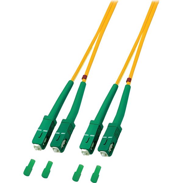 Efb O2561.0,5 Efb Dupl. Jumper Sc/Apc-Sc/Apc9/125,Os2,Lszh,Gelb,3.0Mm,0,5M-image