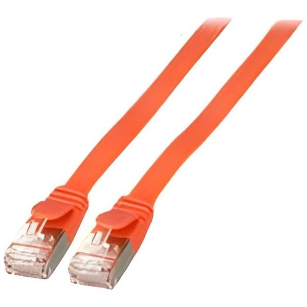 Efb K5545RT.5 Efb RJ45 Flachpatchkabel U/Ftp, Cat.6A, Pvc, 5M, Rot-image