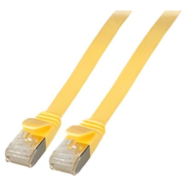 Efb K5545GE.0,25 Efb RJ45 Flachpatchkabel U/Ftp, Cat.6A, Pvc, 0,25M, Gelb-image
