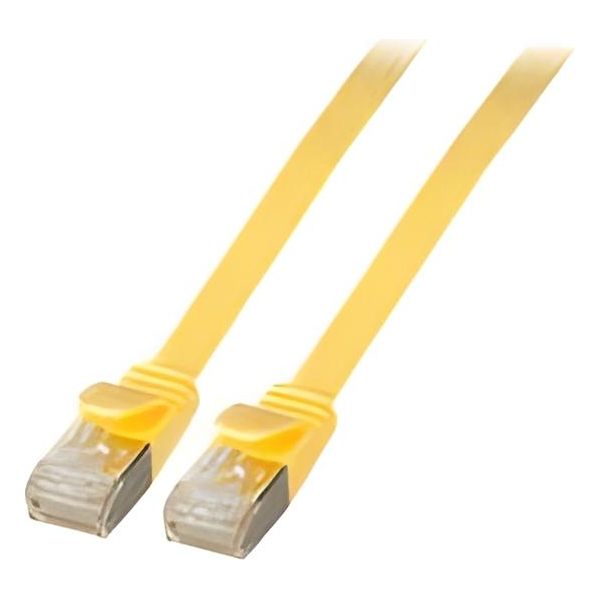 Efb K5545GE.2 Efb RJ45 Flachpatchkabel U/Ftp, Cat.6A, Pvc, 2M, Gelb-image