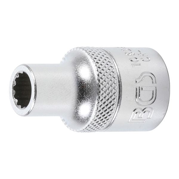 BGS SteckschlüSsel-Einsatz ZwöLfkant 10628, Antrieb Innenvierkant 12,5 Mm (1/2"), SW 8 Mm ; BGS Technic)-image