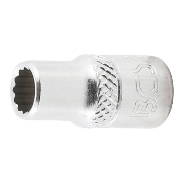 BGS SteckschlüSsel-Einsatz ZwöLfkant 10873, Antrieb Innenvierkant 6,3 Mm (1/4"), SW 1/4" ; BGS Technic)-image