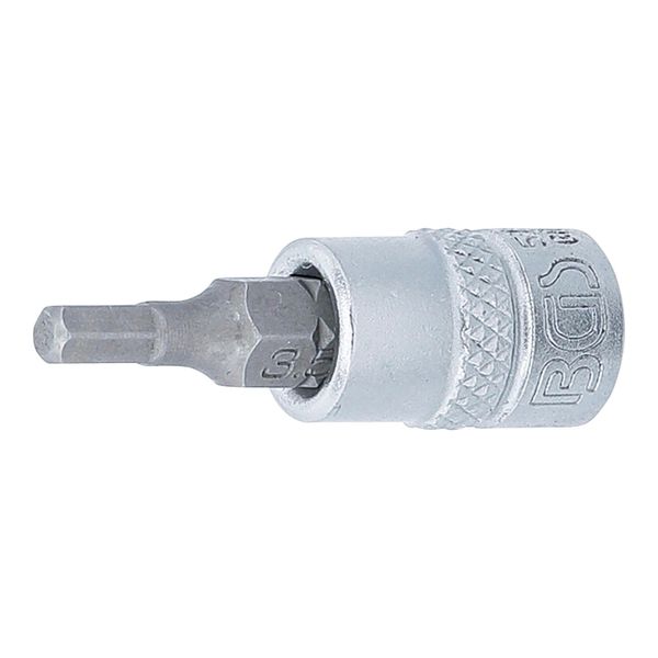 BGS Bit-Einsatz 5155, Antrieb Innenvierkant 6,3 Mm (1/4"), Innensechskant 3,5 Mm ; BGS Technic)-image