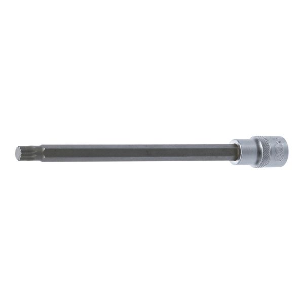 BGS Bit-Einsatz 4335, LäNge 200 Mm, Antrieb Innenvierkant 12,5 Mm (1/2"), Innenvielzahn (FüR Xzn) M10 ; BGS Technic)-image