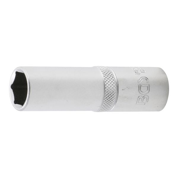 BGS SteckschlüSsel-Einsatz Sechskant, Tief 10555, Antrieb Innenvierkant 12,5 Mm (1/2"), SW 15 Mm ; BGS Technic)-image