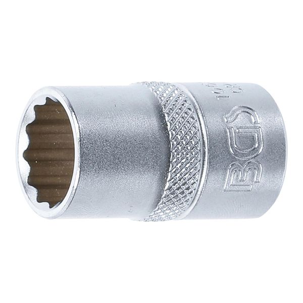 BGS SteckschlüSsel-Einsatz ZwöLfkant 10635, Antrieb Innenvierkant 12,5 Mm (1/2"), SW 15 Mm ; BGS Technic)-image