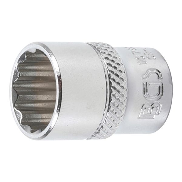 BGS SteckschlüSsel-Einsatz ZwöLfkant 10783, Antrieb Innenvierkant 6,3 Mm (1/4"), SW 13 Mm ; BGS Technic)-image