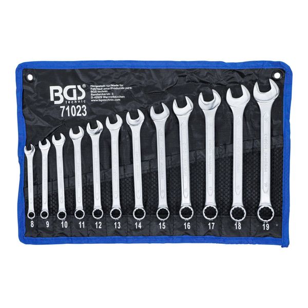 Bgs Maul-RingschlüSsel-Satz 71023, Sw 8 - 19 Mm, 12-Tlg. ; Bgs Technic)-image