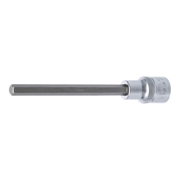 BGS Bit-Einsatz 4272, LäNge 140 Mm, Antrieb Innenvierkant 12,5 Mm (1/2"), Innensechskant 8 Mm ; BGS Technic)-image