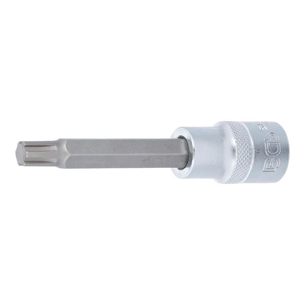 BGS Bit-Einsatz 5184-R9, LäNge 100 Mm, Antrieb Innenvierkant 12,5 Mm (1/2"), Keil-Profil (FüR Ribe) M9 ; BGS Technic)-image