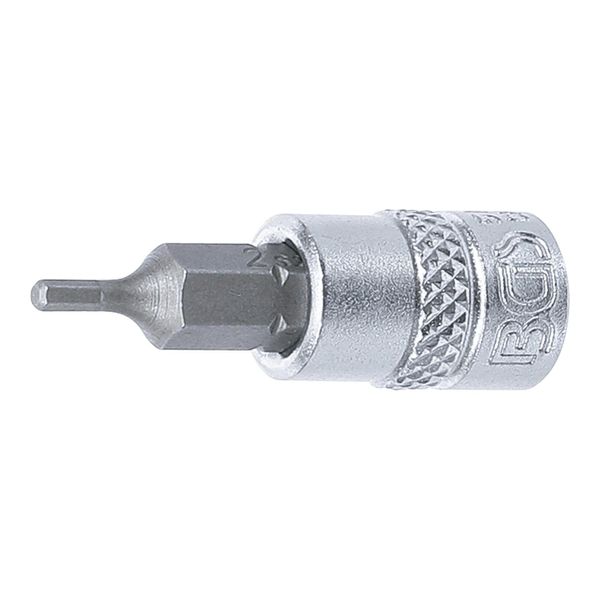 BGS Bit-Einsatz 5153, Antrieb Innenvierkant 6,3 Mm (1/4"), Innensechskant 2 Mm ; BGS Technic)-image