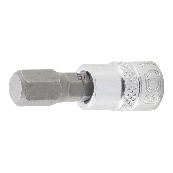 BGS Bit-Einsatz 2747, Antrieb Innenvierkant 6,3 Mm (1/4"), Innensechskant 5/16" ; BGS Technic)-image