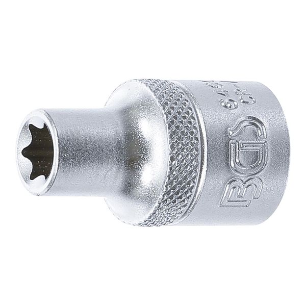 BGS SteckschlüSsel-Einsatz E-Profil 6460, Antrieb Innenvierkant 12,5 Mm (1/2"), SW E10 ; BGS Technic)-image